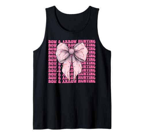 Bogen und Pfeil Jagd Jäger Mädchen Kokette Schleife Rosa Band Tank Top Bogen und Pfeil Jagd Jäger Mädchen Kokette Schleife Rosa Band Tank Top von Womens Pink Coquette Bow Bow & Arrow Hunting Gifts