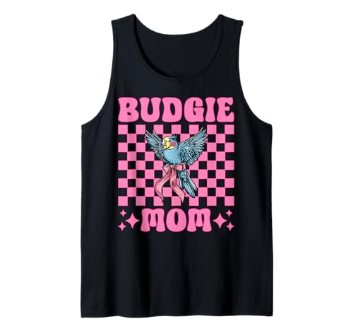Wellensittich Mama Wellensittich Papagei Muttertag Kokette Schleife Tank Top Wellensittich Mama Wellensittich Papagei Muttertag Kokette Schleife Tank Top von Womens Pink Coquette Bow Budgie Budgerigar Gifts