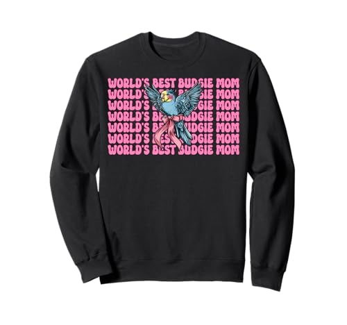 World's Best Wellensittich Mama Wellensittich Papagei Muttertag Sweatshirt World's Best Wellensittich Mama Wellensittich Papagei Muttertag Sweatshirt von Womens Pink Coquette Bow Budgie Budgerigar Gifts