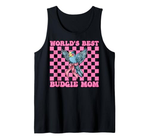 World's Best Wellensittich Mama Wellensittich Papagei Muttertag Tank Top World's Best Wellensittich Mama Wellensittich Papagei Muttertag Tank Top von Womens Pink Coquette Bow Budgie Budgerigar Gifts