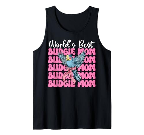 World's Best Wellensittich Mama Wellensittich Papagei Muttertag Tank Top World's Best Wellensittich Mama Wellensittich Papagei Muttertag Tank Top von Womens Pink Coquette Bow Budgie Budgerigar Gifts
