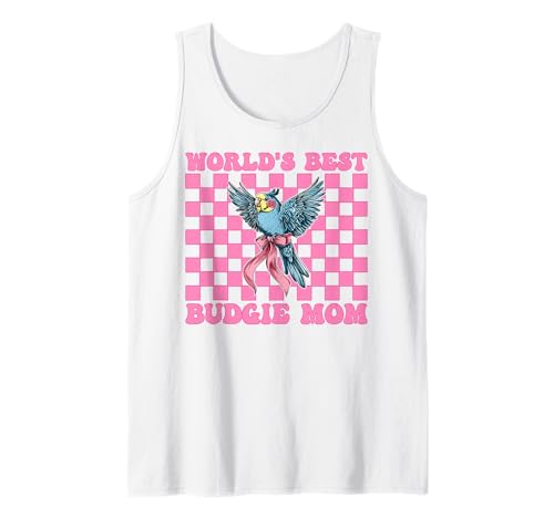 World's Best Wellensittich Mama Wellensittich Papagei Muttertag Tank Top World's Best Wellensittich Mama Wellensittich Papagei Muttertag Tank Top von Womens Pink Coquette Bow Budgie Budgerigar Gifts