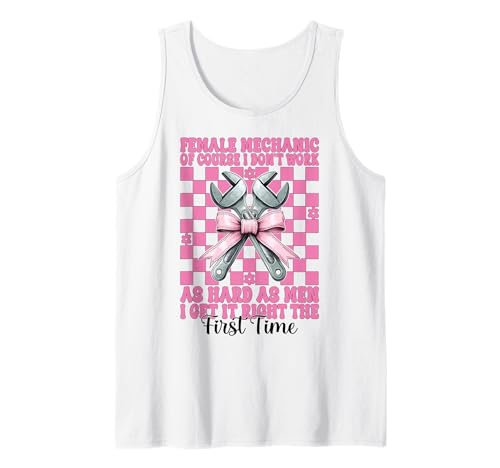 Weiblicher Mechaniker Of Course I Don't Work Hard Car Girl Mom Tank Top Weiblicher Mechaniker Of Course I Don't Work Hard Car Girl Mom Tank Top von Womens Pink Coquette Bow Car Mechanic Garage Gifts
