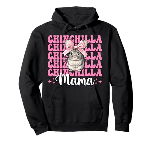 Chinchilla Mama Mama Muttertag Rosa Kokette Schleife Pullover Hoodie Chinchilla Mama Mama Muttertag Rosa Kokette Schleife Pullover Hoodie von Womens Pink Coquette Bow Chinchilla Pet Gifts