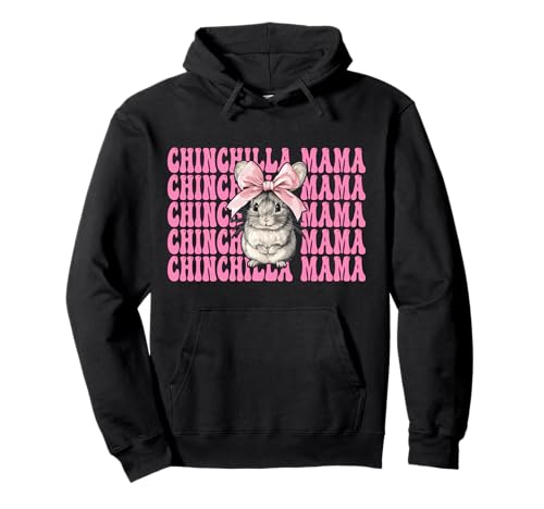 Chinchilla Mama Mama Muttertag Rosa Kokette Schleife Pullover Hoodie Chinchilla Mama Mama Muttertag Rosa Kokette Schleife Pullover Hoodie von Womens Pink Coquette Bow Chinchilla Pet Gifts