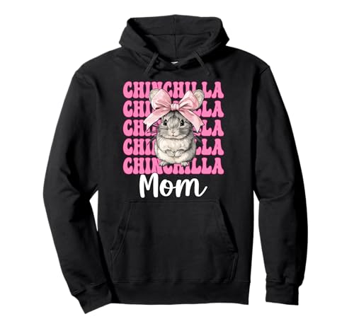 Chinchilla Mom Mama Muttertag Rosa Kokette Schleife Pullover Hoodie Chinchilla Mom Mama Muttertag Rosa Kokette Schleife Pullover Hoodie von Womens Pink Coquette Bow Chinchilla Pet Gifts