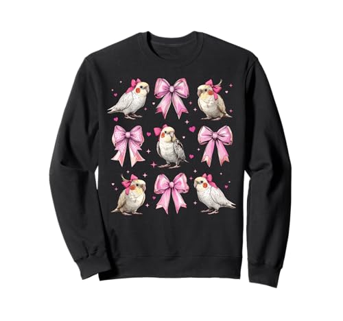 Nymphensittiche, Papageienmädchen, Kokette, Schleife, Rosa, Mama Sweatshirt Nymphensittiche, Papageienmädchen, Kokette, Schleife, Rosa, Mama Sweatshirt von Womens Pink Coquette Bow Cockatiel Parrot Gifts