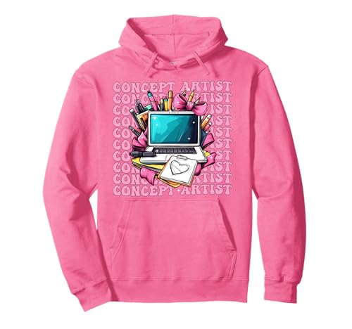 Konzeptkünstler, Laptop-Design, für Mädchen, Kokettenschleife, rosa Schleife Pullover Hoodie Konzeptkünstler, Laptop-Design, für Mädchen, Kokettenschleife, rosa Schleife Pullover Hoodie von Womens Pink Coquette Bow Concept Artist Art Gifts
