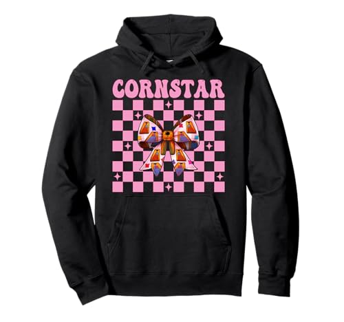 Cornstar Cornhole Player Sitzsack Mädchen Rosa Kokette Schleife Pullover Hoodie von Womens Pink Coquette Bow Cornhole Player Gifts