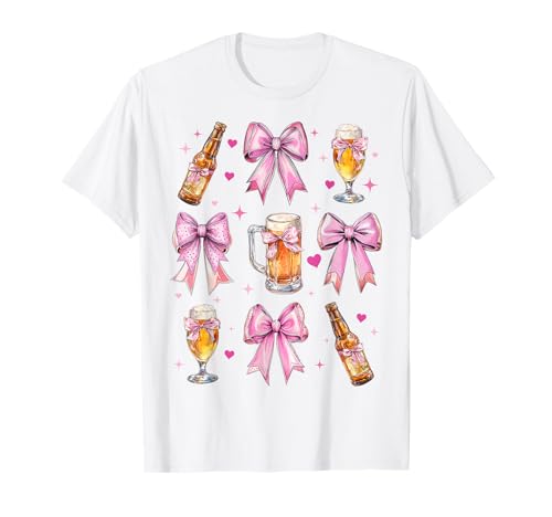 Craft Beer Brewer Brewery Homebrew IPA Coquette Bow Mama für Mädchen T-Shirt von Womens Pink Coquette Bow Craft Beer Brewer Gifts