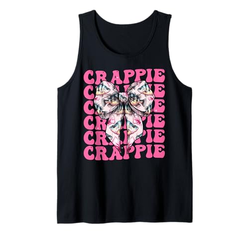 Crappie Funny Fish Girl Kokette Schleife Rosa Band Tank Top Crappie Funny Fish Girl Kokette Schleife Rosa Band Tank Top von Womens Pink Coquette Bow Crappie Fish Gifts