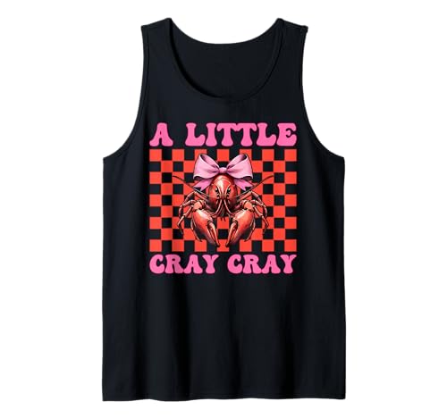 A Little Cray Crayfish Crayfish Girl Mama Kokette Bogen Tank Top von Womens Pink Coquette Bow Crawfish Crayfish Gifts