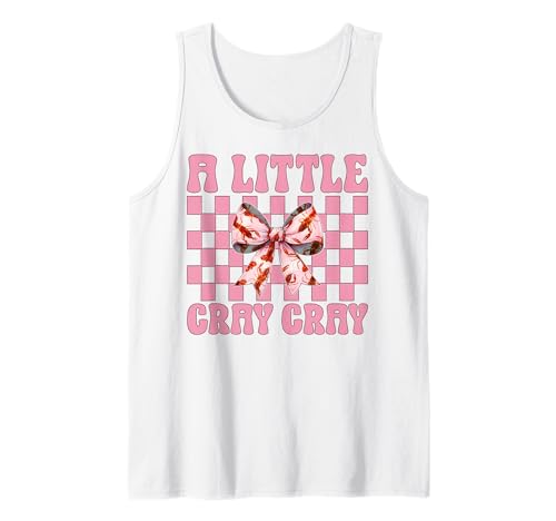 A Little Cray Crayfish Crayfish Girl Mama Kokette Bogen Tank Top von Womens Pink Coquette Bow Crawfish Crayfish Gifts
