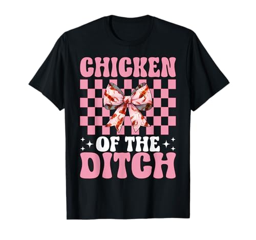 Chicken of The Ditch Languste Crayfish Girl Mama Coquette Bow T-Shirt von Womens Pink Coquette Bow Crawfish Crayfish Gifts