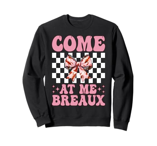 Komm auf Mich Breaux Crayfish Crayfish Girl Mama Coquette Bow Sweatshirt von Womens Pink Coquette Bow Crawfish Crayfish Gifts