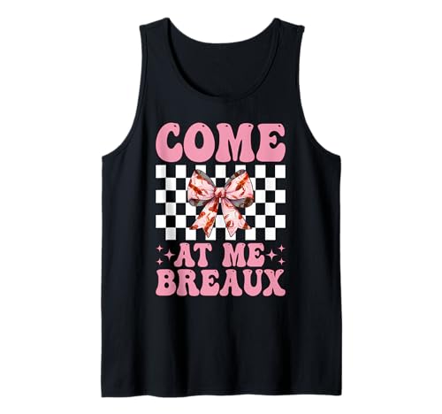 Komm auf Mich Breaux Crayfish Crayfish Girl Mama Coquette Bow Tank Top von Womens Pink Coquette Bow Crawfish Crayfish Gifts