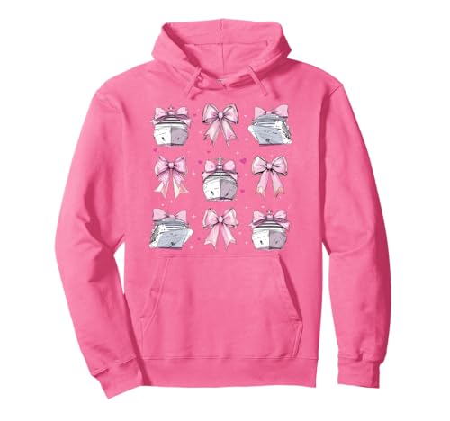 Kreuzfahrt, Urlaub, Mädchen, Coquette Bow, Mama, Mama Pullover Hoodie von Womens Pink Coquette Bow Cruising Cruise Gifts