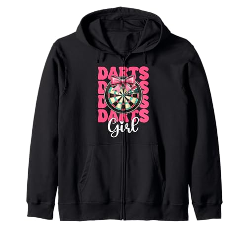 Dart Girl Darts Dartscheibe Pink Coquette Bow Kapuzenjacke Dart Girl Darts Dartscheibe Pink Coquette Bow Kapuzenjacke von Womens Pink Coquette Bow Darts Dartboard Gifts