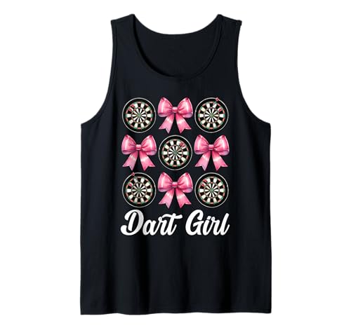 Dart Girl Darts Dartscheibe Pink Coquette Bow Tank Top Dart Girl Darts Dartscheibe Pink Coquette Bow Tank Top von Womens Pink Coquette Bow Darts Dartboard Gifts