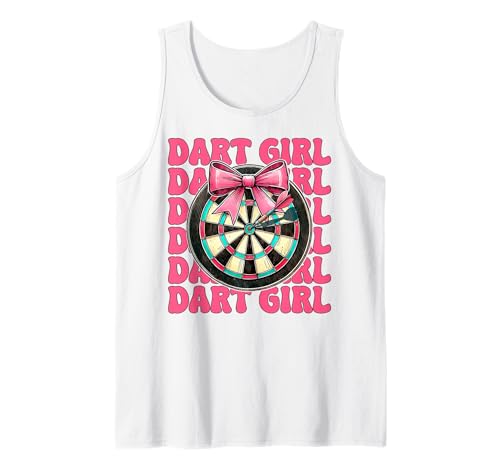 Dart Girl Darts Dartscheibe Pink Coquette Bow Tank Top Dart Girl Darts Dartscheibe Pink Coquette Bow Tank Top von Womens Pink Coquette Bow Darts Dartboard Gifts