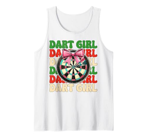 Dart Girl Darts Dartscheibe Pink Coquette Bow Tank Top Dart Girl Darts Dartscheibe Pink Coquette Bow Tank Top von Womens Pink Coquette Bow Darts Dartboard Gifts