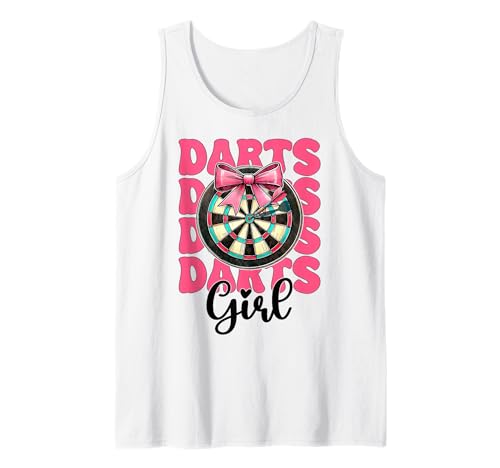 Dart Girl Darts Dartscheibe Pink Coquette Bow Tank Top Dart Girl Darts Dartscheibe Pink Coquette Bow Tank Top von Womens Pink Coquette Bow Darts Dartboard Gifts