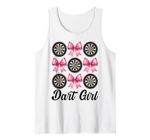 Dart Girl Darts Dartscheibe Pink Coquette Bow Tank Top Dart Girl Darts Dartscheibe Pink Coquette Bow Tank Top von Womens Pink Coquette Bow Darts Dartboard Gifts
