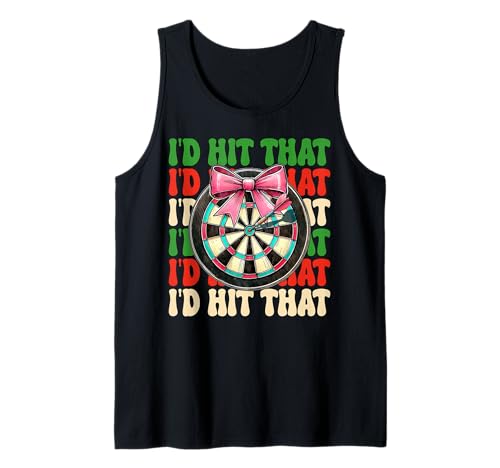 Darts Dartscheibe Dart Girl Mom Coquette Bow I'd Hit That Tank Top Darts Dartscheibe Dart Girl Mom Coquette Bow I'd Hit That Tank Top von Womens Pink Coquette Bow Darts Dartboard Gifts