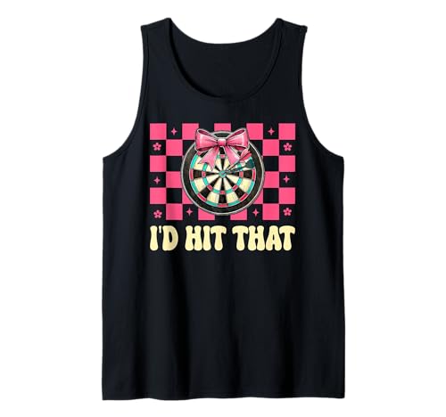 Darts Dartscheibe Dart Girl Mom Coquette Bow I'd Hit That Tank Top Darts Dartscheibe Dart Girl Mom Coquette Bow I'd Hit That Tank Top von Womens Pink Coquette Bow Darts Dartboard Gifts