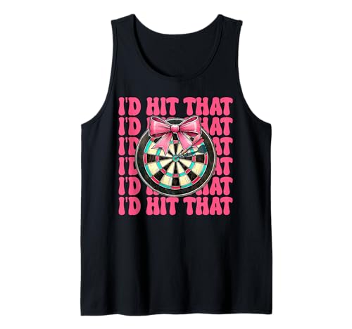 Darts Dartscheibe Dart Girl Mom Coquette Bow I'd Hit That Tank Top Darts Dartscheibe Dart Girl Mom Coquette Bow I'd Hit That Tank Top von Womens Pink Coquette Bow Darts Dartboard Gifts