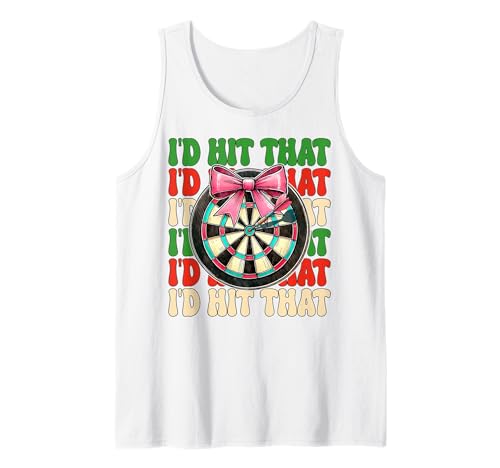 Darts Dartscheibe Dart Girl Mom Coquette Bow I'd Hit That Tank Top Darts Dartscheibe Dart Girl Mom Coquette Bow I'd Hit That Tank Top von Womens Pink Coquette Bow Darts Dartboard Gifts
