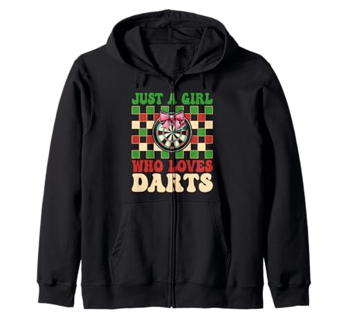 Just A Girl Who Loves Darts Dartscheibe Pink Coquette Bow Kapuzenjacke Just A Girl Who Loves Darts Dartscheibe Pink Coquette Bow Kapuzenjacke von Womens Pink Coquette Bow Darts Dartboard Gifts