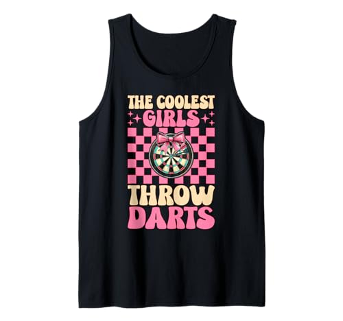 The Coolest Girls Darts Dartscheibe, rosa Kokette Schleife Tank Top The Coolest Girls Darts Dartscheibe, rosa Kokette Schleife Tank Top von Womens Pink Coquette Bow Darts Dartboard Gifts