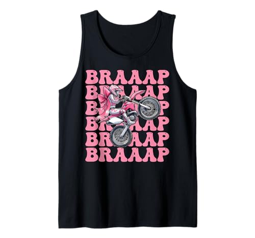 Braaap Dirtbike Mädchen Motocross Dirt Biking Mom Coquette Bow Tank Top Braaap Dirtbike Mädchen Motocross Dirt Biking Mom Coquette Bow Tank Top von Womens Pink Coquette Bow Dirt Bike Motocross Gifts