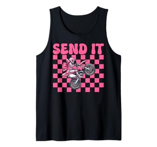 Send It Dirt Bike Coquette Bow für Mädchen, Motocross, Dirtbike Tank Top Send It Dirt Bike Coquette Bow für Mädchen, Motocross, Dirtbike Tank Top von Womens Pink Coquette Bow Dirt Bike Motocross Gifts
