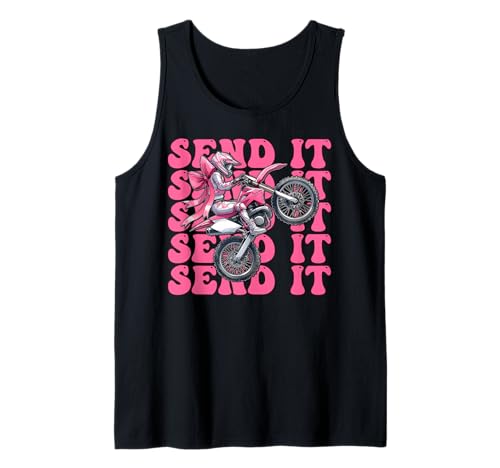 Send It Dirt Bike Coquette Bow für Mädchen, Motocross, Dirtbike Tank Top Send It Dirt Bike Coquette Bow für Mädchen, Motocross, Dirtbike Tank Top von Womens Pink Coquette Bow Dirt Bike Motocross Gifts