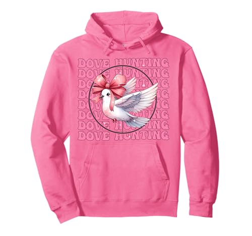 Kokette Schleife Taube Jagd Jäger Mädchen Mama Rosa Pullover Hoodie Kokette Schleife Taube Jagd Jäger Mädchen Mama Rosa Pullover Hoodie von Womens Pink Coquette Bow Dove Hunting Hunter Gifts