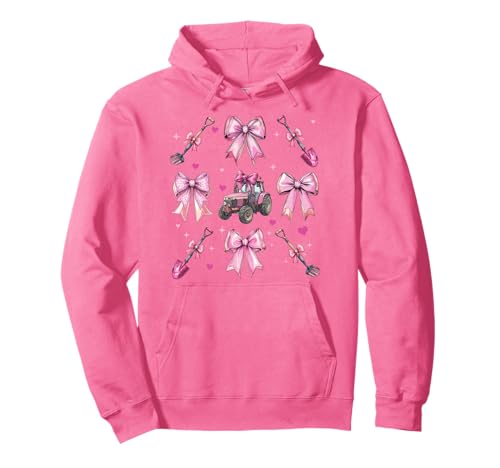 Farmer Farming Farm Traktor Mädchen Kokette Schleife Rosa Mama Pullover Hoodie Farmer Farming Farm Traktor Mädchen Kokette Schleife Rosa Mama Pullover Hoodie von Womens Pink Coquette Bow Farmer Farming Gifts