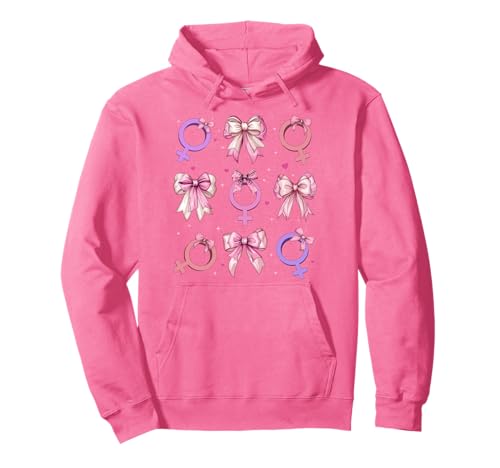 Feministischer Feminismus Frauen Empowerment Pullover Hoodie von Womens Pink Coquette Bow Feminist Feminism Gifts
