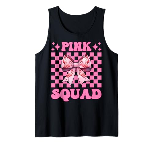 Pink Squad Flamingo Girl Mom Rosa Kokette Schleife Tank Top Pink Squad Flamingo Girl Mom Rosa Kokette Schleife Tank Top von Womens Pink Coquette Bow Flamingo Animal Gifts