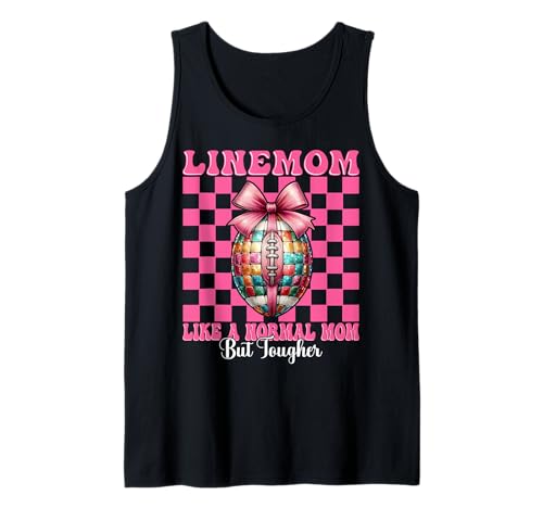 Linemom Like A Normal Mom Fußball Mama Muttertag Tank Top Linemom Like A Normal Mom Fußball Mama Muttertag Tank Top von Womens Pink Coquette Bow Football Player Gifts