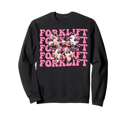 Coquette Bow Gabelstapler Operator Gabelstapler Fahrer Mädchen Mama Rosa Sweatshirt Coquette Bow Gabelstapler Operator Gabelstapler Fahrer Mädchen Mama Rosa Sweatshirt von Womens Pink Coquette Bow Forklift Operator Gifts