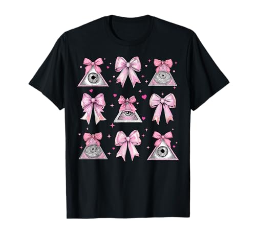 Freimaurer Freimaurer Mädchen Kokette Schleife Rosa Mama T-Shirt von Womens Pink Coquette Bow Freemason Masonic Gifts