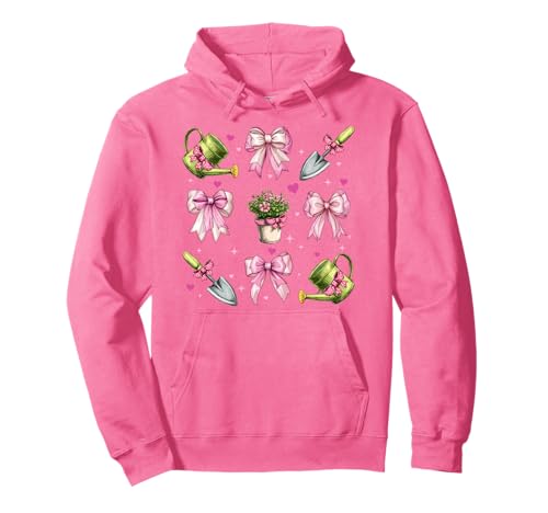 Gartengärtner Plant Girl Coquette Bow Pink Mom Pullover Hoodie Gartengärtner Plant Girl Coquette Bow Pink Mom Pullover Hoodie von Womens Pink Coquette Bow Gardening Gardener Gifts