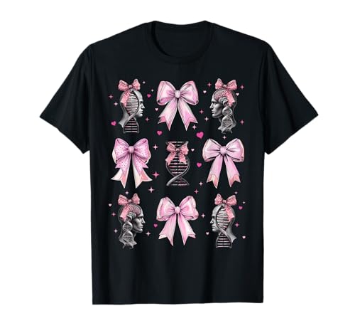 Genealogie DNA Familiengeschichte Ancestry Girl Kokette Bogen Mama T-Shirt Genealogie DNA Familiengeschichte Ancestry Girl Kokette Bogen Mama T-Shirt von Womens Pink Coquette Bow Genealogy Dna Gifts