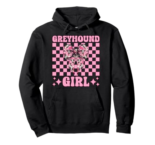 Windhund Mädchen Rosa Kokette Schleife Pullover Hoodie Windhund Mädchen Rosa Kokette Schleife Pullover Hoodie von Womens Pink Coquette Bow Greyhound Dog Gifts
