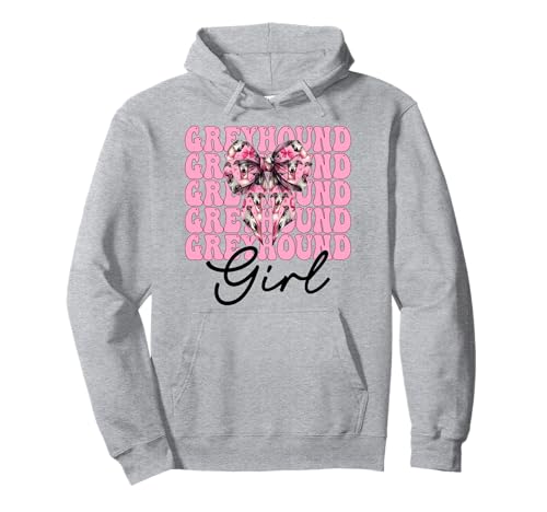 Windhund Mädchen Rosa Kokette Schleife Pullover Hoodie Windhund Mädchen Rosa Kokette Schleife Pullover Hoodie von Womens Pink Coquette Bow Greyhound Dog Gifts