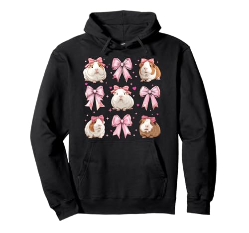 Meerschweinchen-Haustier-Mädchen Kokette Schleife Rosa Mama Pullover Hoodie Meerschweinchen-Haustier-Mädchen Kokette Schleife Rosa Mama Pullover Hoodie von Womens Pink Coquette Bow Guinea Pig Pet Gifts