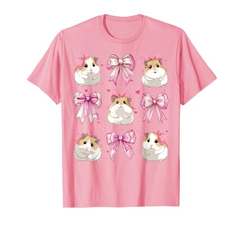 Hamster Hammy Pet Girl Kokette Schleife Rosa Mama T-Shirt Hamster Hammy Pet Girl Kokette Schleife Rosa Mama T-Shirt von Womens Pink Coquette Bow Hamster Hammy Gifts