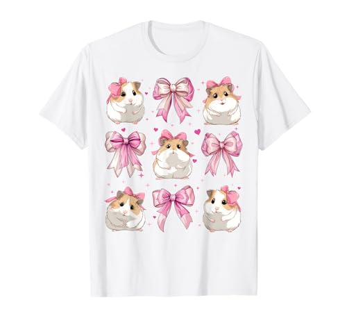 Hamster Hammy Pet Girl Kokette Schleife Rosa Mama T-Shirt Hamster Hammy Pet Girl Kokette Schleife Rosa Mama T-Shirt von Womens Pink Coquette Bow Hamster Hammy Gifts